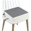 TABSIRAH Rialzo per tavolo da pranzo per bambini, cuscino rialzante per sedia da pranzo, cuscino alto portatile da viaggio per bambini, regolabile, cuscino quadrato (30 x 30 x 10 cm)