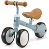 kk Kinderkraft Kinderkraft CUTIE Bici senza Pedali, Bicicletta in Metallo, Sella Regolabile, Leggero Triciclo, da 1 Anno, Blu