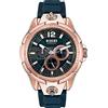 Versus Versace Runyon - Orologio da uomo con cinturino da 44 mm, oro rosa/blu, cinturino, oro rosa/blu, Sport