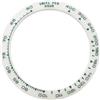 ROUHO 39,3mm Inserto Ghiera Orologio Ceramica Tachimetro Ricambio Anello Componente Intarsio Segnatempo Lucido 31,2mm per Rolex Cosmograph Daytona 116500-A3