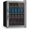 KLARSTEIN Frigo Vetrina Bibite 60L - Porta in Vetro Doppio Isolamento, LED, 0-13°C, 3 Ripiani Regolabili, Frigorifero Vetrina Bibite, Temperatura Precisa, Design Moderno