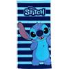 CARTOON Telo Mare Bambino Stitch 70x140 cm Asciugamano Microfibra 100% Poliestere Asciugatura Rapida Telo Spiaggia Piscina Blu/Azzurro Disney Idea Regalo