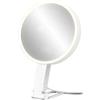 Thalire Specchio Ingranditore 30X/1X, Specchio Ingranditore Con Illuminazione, Specchio Cosmetico Pieghevole Con 3 Colori Di Illuminazione, Per Montaggio Su Tavolo O a Parete uso a 5-8CM