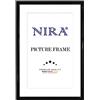NiRa Cornice foto in legno 36 x 45 cm in Nero lucido | Dimensione selezionabile | Cornici per poster | Puzzle | collage di foto HD072