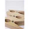 FUTURE OF FURNITURE Accessori speciali grandi clip in legno da spiaggia mollette per telo mare mollette da spiaggia sdraio yacht accessori regalo (4, piccolo)