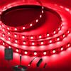 iNextStation Striscia LED Rosso 5 Metri, 12V SMD5050 Strisce LED | con Adattatore e Interruttore, Flessibile Tagliabile Nastri LED Luci per Camera da Letto, Casa, Cucina, Feste Decorazione
