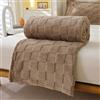 Odot Coperta Divano Microfibra, 5 Tog Coperta Letto Singolo Matrimoniale Invernale Copertina Letto Una Piazza e Mezza Soffice e Calda per Mare, Campeggio (MB Marrone,180 * 200cm)