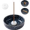 Minfuerang Portaincenso in Ceramica,Porta Incenso in Marmo da 9,4 cm