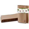 BIOZOYG Set di Tovagliette di Carta Riciclata I Tovagliette Rettangolari 500 Pezzi non candeggiati I Tovagliette Monouso da Tavola per Piatti Posate Bicchieri Sottopiatti di Carta 31x43 cm Marrone