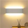 Arcadia Applique da Parete Interno LED 30 cm 20W 2000 Lumen 4500K Luce Naturale - Lampada da Muro Moderna per Soggiorno, Bagno, Cucina, Camera da Letto e Corridoio - Modello Pyris (2 Unità)