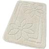 emmevi Tappeto Bagno Morbido Antiscivolo Assorbente Moderno Scendiletto Camera MOD.Moorea 6 50x80 Beige