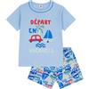 Petit Bateau Pigiama Pantaloncini Bambino in Cotone Stampato Auto