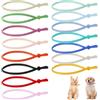 GEEHUA 75 collari elastici per cuccioli, 15 colori, passanti per identificazione, collari regolabili per cuccioli e gattini
