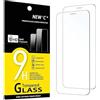 NEW'C 2 Pezzi, Vetro Temperato per iPhone 12, iPhone 12 Pro (6,1 Pollici), Pellicola Prottetiva Anti Graffio, Anti-Impronte, Senza Bolle, Durezza 9H, 0,33mm Ultra Trasparente, Ultra Resistente