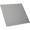 IMPALLI è casa IMPALLI Soffione Doccia Grande Quadrato In Acciaio Finitura Cromata Soffione Doccia Anticalcare Facile Installazione (20X20 CM)