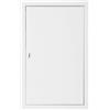 FEINZ Sportello di Ispezione 40x60 cm in Metallo Bianco con Chiusura a Scatto | Botola di Ispezione e Manutenzione per Parete e Soffitto | Portello di Accesso in Acciaio Verniciato a Polvere