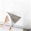 VIIGUIY Pannelli Polistirolo Pannelli Autoadesivi per Controsoffitti da Bagno, Pannelli Decorativi Eleganti per Soffitti (fai-da-te), Piastrelle Adesive in PVC per Pareti(White,50 pcs (Cover 4.5 m²))