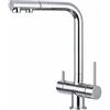 Shurity Rubinetto da cucina con Doccetta estraibile 4 vie Shurity 421 (Cromo)