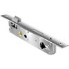 GALOZZOIT Serratura da incasso in acciaio inox, 85 x 30 mm, serratura per porta, da giardino, con chiusura a punto, antiruggine, sicura e versatile per porte e cancelli, argento