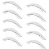 Gedotec JAVO - Maniglia per cassetti da cucina, in metallo, cromata, 64 mm, maniglia per armadio, cromato lucido, maniglia per cassetti, 10 pezzi, design moderno con viti