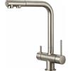 Shurity Rubinetto da cucina con Doccetta estraibile 4 vie Shurity 421 (Nickel Spazzolato)