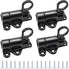 ZHIQIN 4 Pezzi Chiavistello a Molla Rimbalzo Serratura Porta Automatico con 16 Viti Bullone porta Molla in Alluminio per Finestre Porte in Legno Armadi Ante Armadietti Porte Giardino