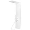 Ogomondo Colonna Doccia Attrezzata Easy in Acciaio Bianco Con Cascata 150x23x53