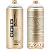 Montana Cans 285905 Montana Spray Oro 400 ML trasparente Transparent Colors, gld400 T9100 White