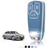 TOOMUME Cover Chiave Auto per Audi A4 B9 Avant A5 A3 Q5 Q7 Q2 TT TTS TTRS | Silicone Morbido, Antiurto, Anticaduta, Antigraffio, Custodia Protettiva Chiave per S4 S5 SQ5 SQ7 RS Allroad Sportback S Line