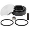 EVTSCAN Tappo tergicristallo posteriore per auto, kit di eliminazione tergicristallo posteriore universale per auto Tappo passacavo tergicristallo per adattamenti auto(d'argento)