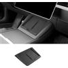 LUWU Compatibile con Tesla Model Y Juniper Standard 2025 2026 2027 (non per Premium), cuscinetto protettivo per caricabatterie wireless, tappetino in gomma per console centrale, contenitore
