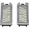 Malcayang 2PCS Luce targa a LED bianca Luce targa posteriore Lampada fanale posteriore di ricambio per Nissan Serena C27 Altima 2019-2021, per Suzuki Landy 2016-2021, per Dacia Duster 2017-2021