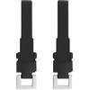 YINETTECH Sostituzione della lama per chiave di emergenza compatibile con CC 2009-2011 compatibile con Passat 2006-2010 accessori per portachiavi di emergenza nero