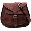Fatto a mano Hobo Borsetta Donna Marrone Vintage Semplice Pelle Tracolla Borsa a Handmade
