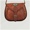 Fatto a mano Borsa A Tracolla Marrone In Vera Pelle Vintage Messenger Smart Per Donna