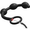 FJUJMLAN Nuovo plug anale gonfiabile super lungo con tre palline e pompa, enorme plug anale anale, palline anali in silicone, divaricatore anale, sesso anale, grande dilatatore anale, sex toy SM