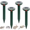 HASAIKA® Scaccia Ultrasuoni Solare, Dissuasori per Talpe Professionali, Ideali per terrazze, Giardini e Prati, Coprono Un'Ampia Superficie