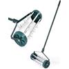 SOARS Arieggiatore per Prato a Rullo Manuale, Aeratore con Ruote da Giardino con Chiodi da 3 cm, Scarificatore a Mano in Metallo, Ideale per Prato, Orto e Terreno (45 x 127 cm)