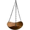 Generisch Bagnetta per uccelli da giardino in legno stile vintage, per uccelli, con catena, fontana, per terrazza, cortile, cortile, giardino, balcone, prato, mangiatoia per cincia