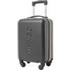 WHYGO - Trolley Bagaglio a Mano 40x30x20 con Ruote 360º Rimovibili - Rigido, Antiurto e Antigraffio - Capienza 24 Litri, Compatibile con Ryanair ed EasyJet - BLACK