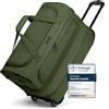 REDOLZ Duffle Essentials Wheeled Duffle Exp. M Olive