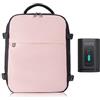 CELIMS - Zaino da viaggio cabina aereo 40x30x20 con sottovuoto | Bagagli Cabina Low Cost | Pompa Inclusa | Impermeabile | Rosa