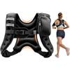 VEVOR Gilet Zavorrato con Sabbia di Ferro, Giubbotto Zavorrato per Allenamento di Forza Corsa Resistenza Materiale in Neoprene Traspirante Tasche Portaoggetti, Fitness, Esercizio, Cross-Training