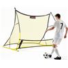 VEVOR Rete da Rimbalzo per Calcio Sports, Rete Rimbalzante 183 x 108,5 cm per Allenamento Controllo Passaggio Pallone, Pali in Fibra di Vetro Rinforzata Telaio in Ferro, Area Rimbalzo 1700x1500 mm