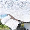 Generico Rete Mimetica Bianca Militare 3x3m 4x6m 5x5m, Ombreggiante in Oxford, Tenda Parasole, Copertura Auto, Privacy Balcone, Softair, Campeggio, Giardino E Decorazioni Outdoor(2x3m)