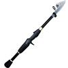 Zpengtai Canna da Pesca Canne da Pesca telescopiche 1,6-2,4 m, ultraleggere, Spinning, Lancio, in Carbonio, Accessori for la, Peso dell'esca 10-30 g(Casting Rod,1.8 m)