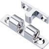 RORPOIR Chiusura a Sfera Doppia in Lega di Zinco per Porte di Barche e Cassetti, Resistente e Facile da Installare, per Collezioni di Accessori Nautici e Yacht Argento