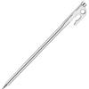 BGHYJKOL Picchetti Tenda 1 PCS Stainless Steel Ground Nail Tent Canopy Anti-Dropping Quick-Hanging(1 PCS Silver 20CM)