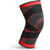 LIUHLFSR Ginocchiera Sportiva da Uomo 1PC Ginocchiera Elastica pressurizzata Supporto Attrezzatura Fitness Pallacanestro pallavolo tutore Tennis Protezione Ciclismo per Sport(Green,XXL)