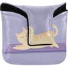 aidingzhi Caldo Grigio Gatto Golf Putter Cover Mallet Magnetico Putter Copertura per la maggior parte delle marche Impermeabile PU Pelle